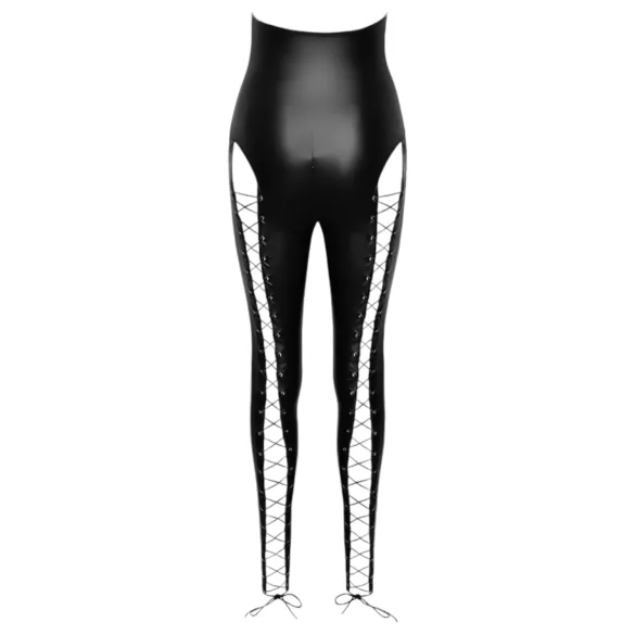 Cottelli Party - salopetă corset cu bandă la gât (negru) - L