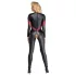 Cottelli - catsuit cu efect de piele - fermoar - negru - L