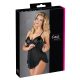 Cottelli - Babydoll negru, vaporos și jucăuș - XXL