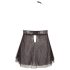 Cottelli Plus Size - Babydoll dantelat și lejer (negru) - 4XL