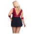 Cottelli Bondage Plus Size - babydoll (roșu) - 3XL