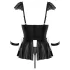 Cottelli Bondage - rochie mini din dantelă cu cătușe (neagră) - L