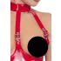 Black Level - body sexy cu deschidere - bretele gât - roșu - L