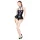 Black Level - body sexy cu guler - negru - L
