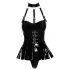 Black Level - body sexy cu guler - negru - L