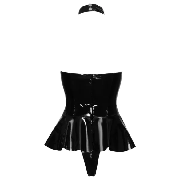 Black Level - body sexy cu guler - negru - L