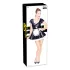 Black Level - rochie de cameristă lăcuită (neagră) - M
