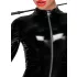Noir - body cu fermoar - mânecă lungă - negru - XL