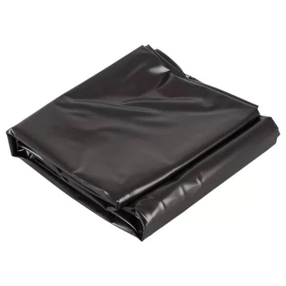 LakkHaus - cearceaf pat impermeabil super soft 200x230cm negru
