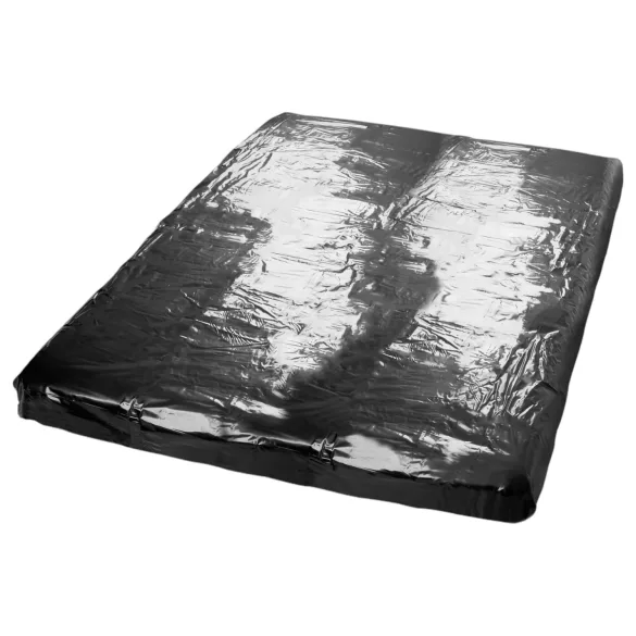 LakkHaus - cearceaf pat impermeabil super soft 200x230cm negru