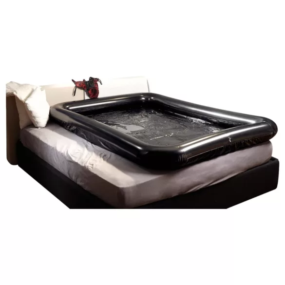 Piscină gonflabilă - PVC negru - 140x200cm
