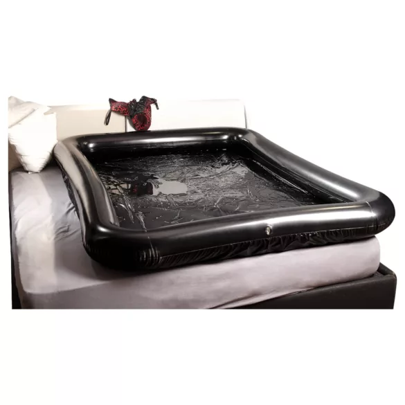 Piscină gonflabilă - PVC negru - 140x200cm