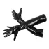 Black Level - mănuși din latex lucios - negru
