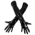 Black Level - mănuși din latex lucios - negru - M