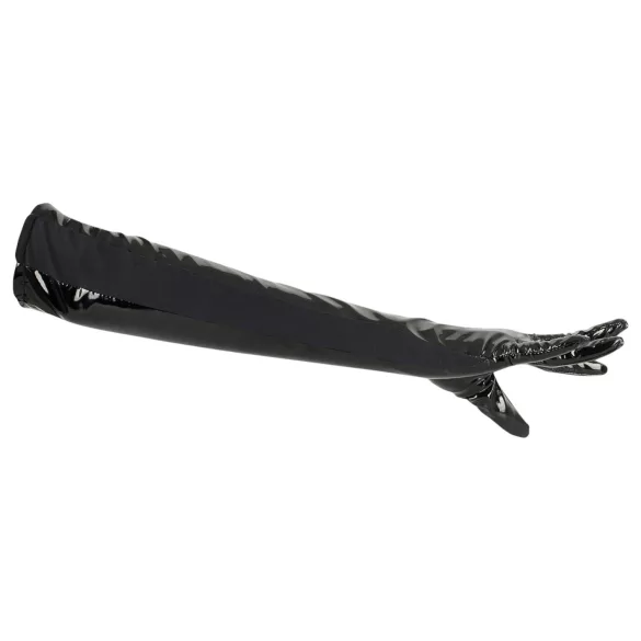 Black Level - mănuși din latex lucios - negru - XL