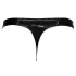 Black Level - tanga bărbați clasic din latex - negru