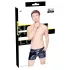 Black Level - short bărbătesc latex cu buzunare laterale - negru - M