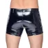 Black Level - short bărbătesc latex cu buzunare laterale - negru - M