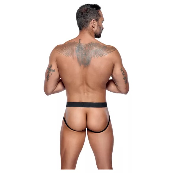 Black Level - jockstrap cu fermoar - negru