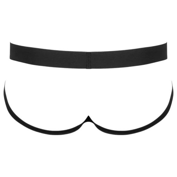 Black Level - jockstrap cu fermoar - negru