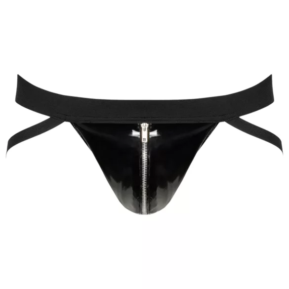 Black Level - jockstrap cu fermoar - negru - L