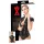 Latex - top damă scurt cu fermoar - negru - XL