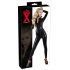 Overall din latex cu mâneci lungi - negru - L