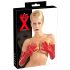 LATEX - mănuși lungi unisex (roșii) - XL