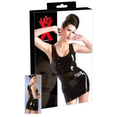 LATEX - rochie mini fără mâneci (negru)