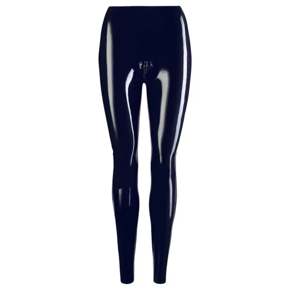 LATEX - leggings sexy cu fermoar - latex negru - M