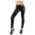 LATEX - leggings sexy cu fermoar - latex negru - L