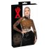 LATEX - top din latex transparent (transparent-negru) - S-L