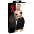 LATEX - fustă midi din latex (negru) - 2XL