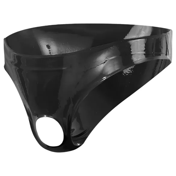 LATEX - slip bărbătesc - latex negru - mărime S-L