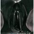LATEX - chilot cu prezervativ feminin (negru) - L