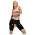 Latex - Chilot colector din latex cu deschidere pentru drenaj (negru)