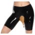 Latex - Chilot colector din latex cu deschidere pentru drenaj (negru)