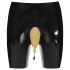 Latex - Chilot colector din latex cu deschidere pentru drenaj (negru)