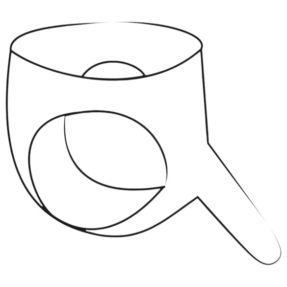 LATEX - chilot cu dildo realist (roșu)