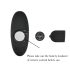Mrow - Vibrator Anal Iluminat cu Radio (Negru)