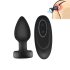 Mrow - Vibrator Anal Iluminat cu Radio (Negru)