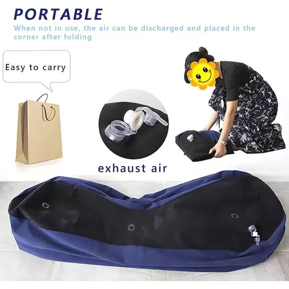 Magic Pillow - Canapea sexuală gonflabilă - mare albastru