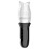 Leopard Bellucci 360 - masturbator rotativ-vibrator - transparent-negru