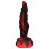 Dildo OgazR Hell Dong - texturat - 20 cm (roșu)