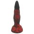 Dildo OgazR Hell Dong - texturat - 20 cm (roșu)