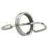 DeepRing - dilatator cu inel - metalic - 9 cm - argintiu