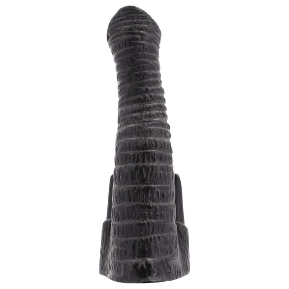 AnimHole Djumbo - dildo trompă de elefant - 18cm (negru)