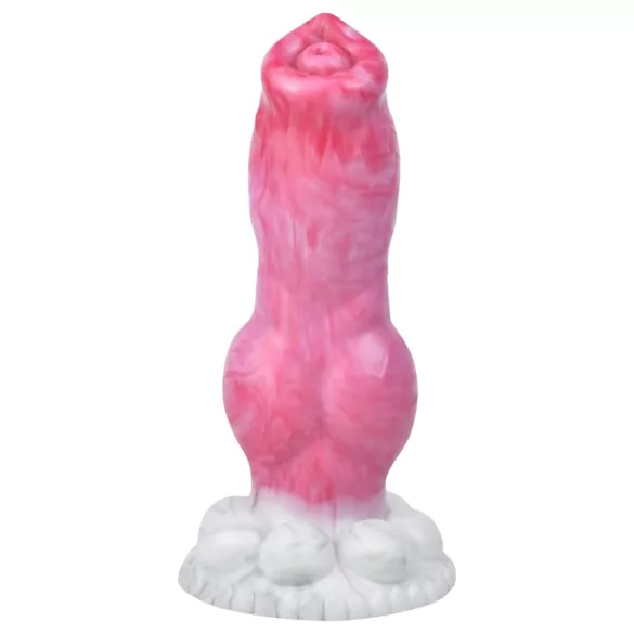 Animalorny Buldog - dildo penis de câine - 17cm roz