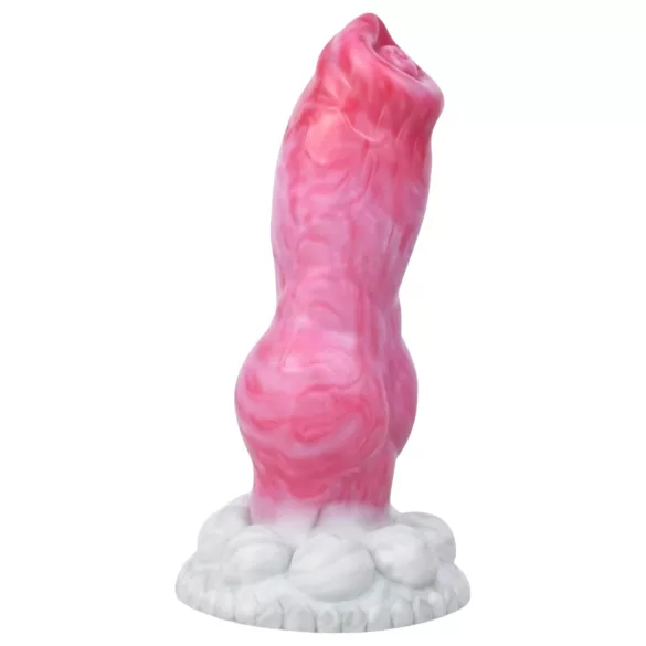 Animalorny Buldog - dildo penis de câine - 17cm roz