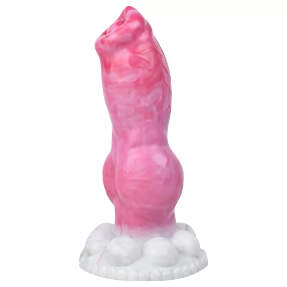 Animalorny Buldog - dildo penis de câine - 17cm roz